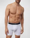 PSYCHO BUNNY MEN'S SOLID KNIT 2-PACK BOXER BRIEFS