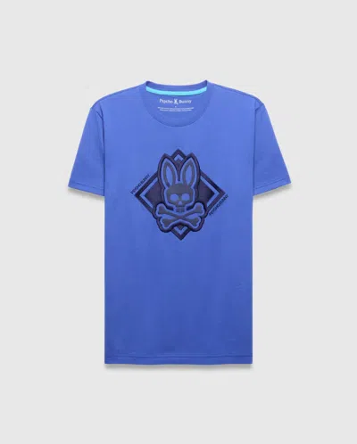 Psycho Bunny Men's Tobias Graphic Tee In Blue