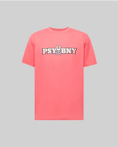 Psycho Bunny Men's Wade Graphic Tee In Red