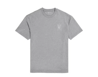 Psycho Bunny Men's Yorkville Heavy Weight Tee Heather Grey B6u303z1pc-hgy
