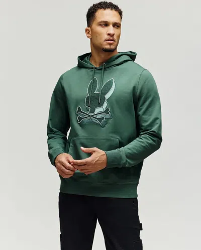 Psycho Bunny Men's Zal 3d Bunny Hoodie In Green