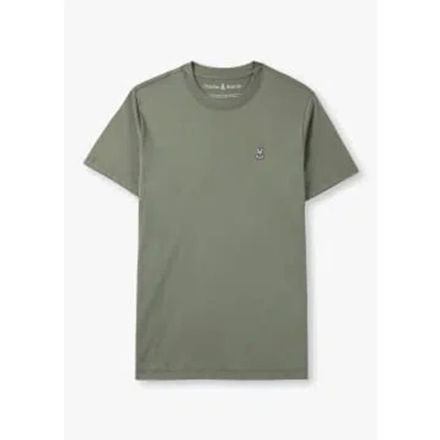 Psycho Bunny Mens Classic Crew Neck T-shirt In Agave Green