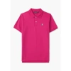 PSYCHO BUNNY MENS CLASSIC PIQUE POLO SHIRT IN WILD BERRY