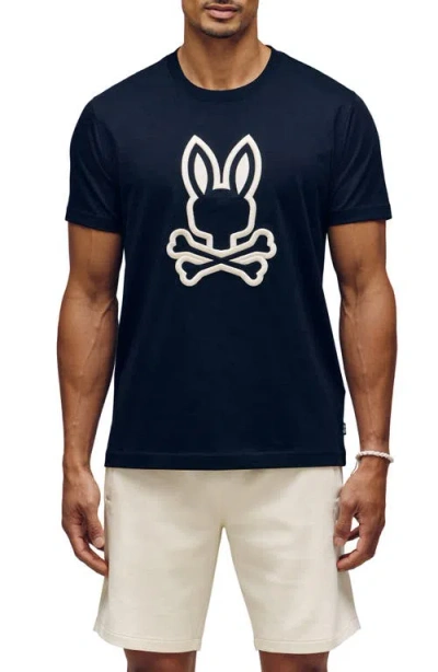 Psycho Bunny Nicholas Pima Cotton Embroidered T-shirt