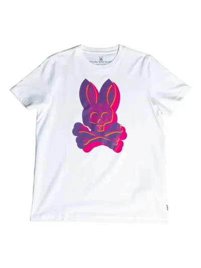 Psycho Bunny Nickolas T-shirt In White