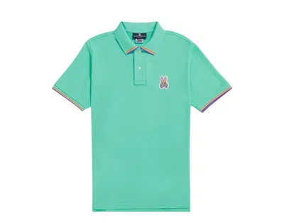 Psycho Bunny Noah Polo Miami Pool Men's Shirt B6k126s1pc-mia In Blue