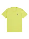 Psycho Bunny Norbury Tipped Crew Neck Lemon Tonic Tee Shirt B6u109n1pc-lnc