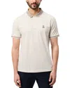 Psycho Bunny Northlake Pima Cotton Stretch Jersey Regular Fit Polo Shirt In Natural Linen