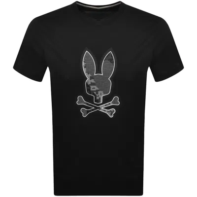 Psycho Bunny Oliver Graphic T Shirt Black