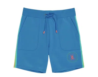 Psycho Bunny Ovington Aegean Sea Sweat Shorts B6r341p1ft-aeg In Blue