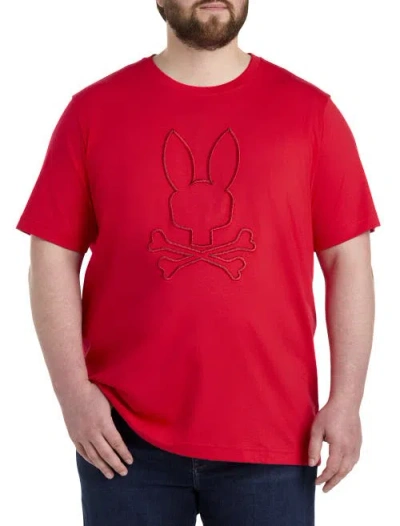 Psycho Bunny Panama Graphic Tee In Lollipop