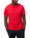 Psycho Bunny Panama Graphic Tee In Red