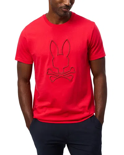 Psycho Bunny Panama Graphic Tee In Red