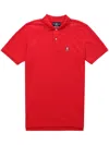 Psycho Bunny Classic Pima Cotton Polo In Brilliant Red