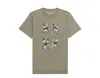Psycho Bunny Plaza T-shirt In Grey