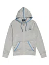 Psycho Bunny Priory Hoodie In Gray