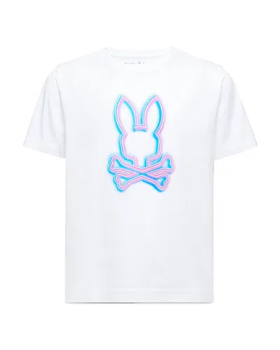 Psycho Bunny Pyscho Bunny Unisex Andros Graphic Tee - Little Kid, Big Kid In White