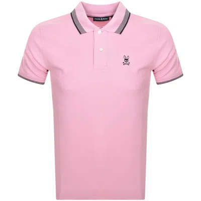 Psycho Bunny Queensbury Polo T Shirt Pink