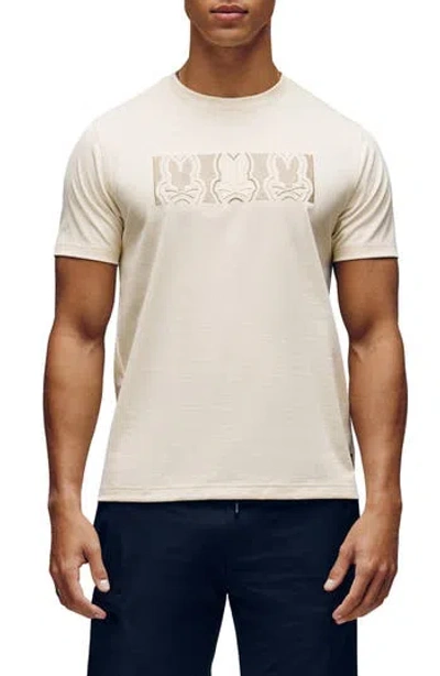 Psycho Bunny Rob Graphic Crew Tee In White