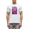 Psycho Bunny Rowen Floral Bunny Pima Cotton Graphic T-shirt In White