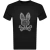 Psycho Bunny Rowen Graphic T Shirt Black In Black