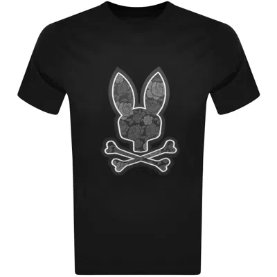 Psycho Bunny Rowen Graphic T Shirt Black