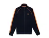 Psycho Bunny Royalton Knit Jacket Navy B6s538z1ft-nvy In Blue