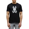 Psycho Bunny Ryder Appliqué Graphic T-shirt In Black