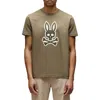 Psycho Bunny Ryder Appliqué Graphic T-shirt In Green