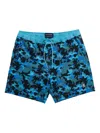 Psycho Bunny Rye Print Swim Trunks
