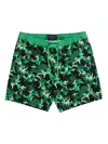 Psycho Bunny Rye-print Swim Shorts