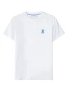 Psycho Bunny Sanderson Embroidered Logo T-shirt In White