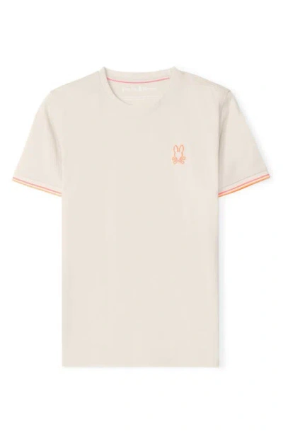 Psycho Bunny Saratoga Pima Cotton T-shirt In Natural Linen