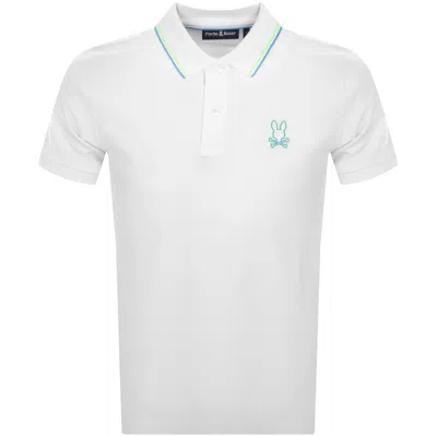 Psycho Bunny Saratoga Polo T Shirt White