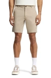 Psycho Bunny Shiro Knit Honeycomb Shorts In Gray