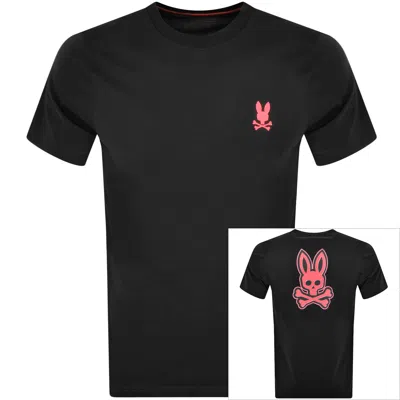 Psycho Bunny Sloan Back Graphic T Shirt Black