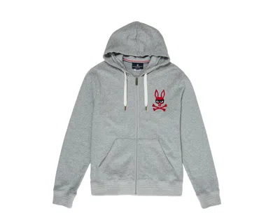 Psycho Bunny Sowerby Mischief Zorro Bunny H. Grey Men's Hoodie B6h527g1fl-hgy