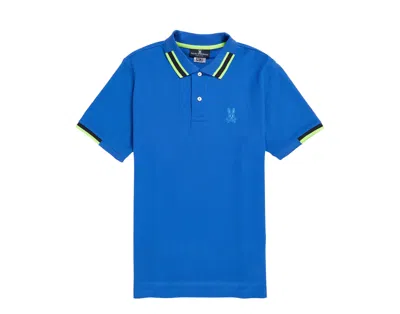Psycho Bunny Stanton Polo Bright Royal Blue Men's Shirt B6k941u1pc-broy