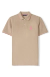 Psycho Bunny Stanwood Pima Cotton Piqué Polo In Stone
