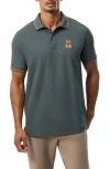 Psycho Bunny Stanwood Pima Cotton Piqué Polo In Urban Chic