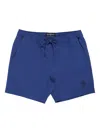 Psycho Bunny Strype Hydrochromic Swim Shorts In Blue