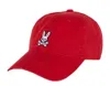 Psycho Bunny Sunbleached Brilliant Red Men's Cap B6a815a1ht-bri In Red