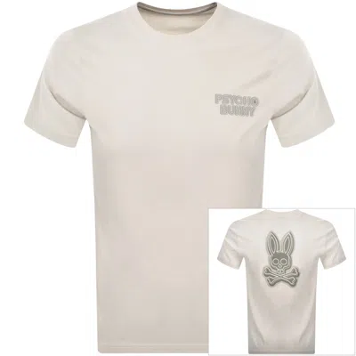 Psycho Bunny Sydney Graphic Logo T Shirt Beige