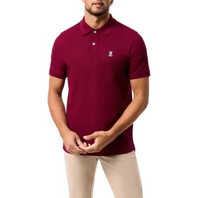 Psycho Bunny Tempest Classic Piqué Polo In Red