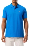 Psycho Bunny The Classic Slim Fit Piqué Polo In Princess Blue
