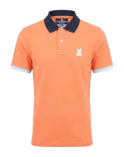 Psycho Bunny Tops & Tees - Polo Shirts In Orange - Salmon Pink