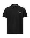 Shop Psycho Bunny Unisex Desert Pique Polo - Little Kid, Big Kid In Black
