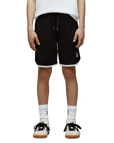 Psycho Bunny Unisex Nico Mesh Shorts - Little Kid, Big Kid In Black