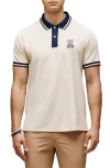 Psycho Bunny Wade Pima Cotton Piqué Polo In White