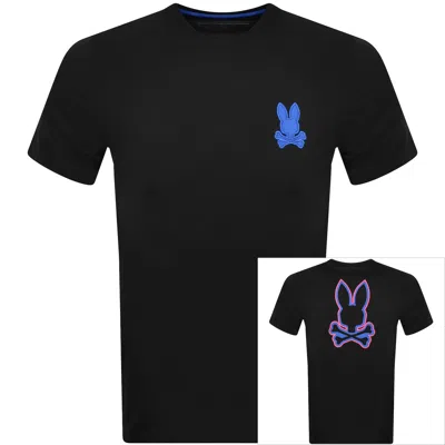 Psycho Bunny Walter Back Graphic T Shirt Black